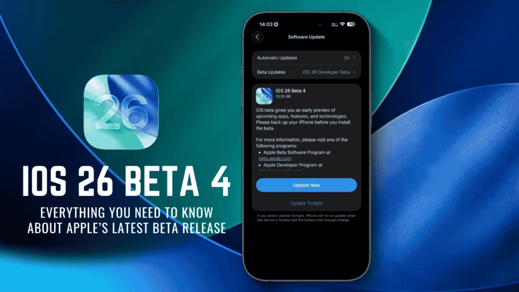 iOS 26 Beta 4