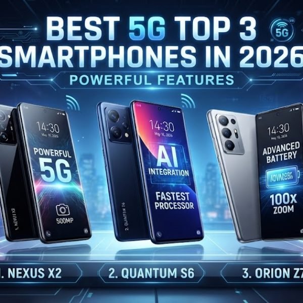 Top 3 New Smartphones in 2026 With Powerful Features